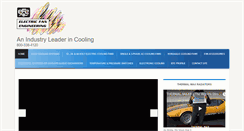 Desktop Screenshot of electricfanengineering.com